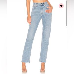 Agolde Cherie high rise straight in merit